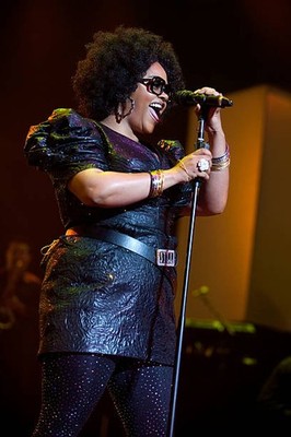 Jill Scott performs at the 2010 Essence Music Festival at the Loui- Old Photo 3
