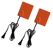 2pcs Engine Block Heater Oil Pan Heater Pad With Thermostat 120v 150w 4 X 5 2pcs Engine Block Heater Oil Pan Heater Pad With Thermostat 120v 150w 4 X 5