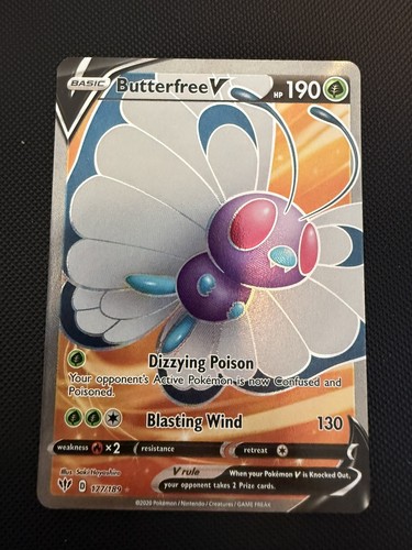 Butterfree V (Full Art) — Darkness Ablaze