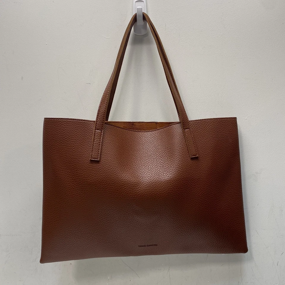 Bolso de Mano Vince Camuto Marrón a Rayas Foto 2 de 4