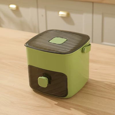 48-Cube Ice Maker with Easy-Press Lid - Double Layer