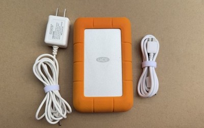 Lacie Rugged LRD00M1 External 2.5'' 4TB USB 3.0 Thunderbolt HDD Health 100%