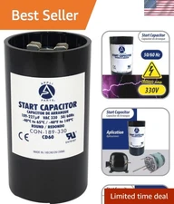 Universal 330VAC Motor Start Capacitor 227uF - Reliable Electric Motor Fit
