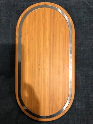 Beautiful Wooden Outdoor Serving Table With Stow Away Peg  16" X  8 “X  12” - Picture 1 of 5