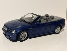 BMW Kyosho 1:18 scale M3 Cabriolet blue car Diecast convertible As Pictured