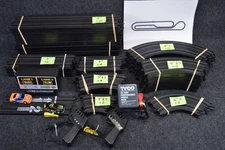 COMPLETE Tyco HO Slot Car Custom Track - Track, Cars, Controllers, X2 Power Pack