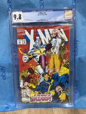 X-Men #12 Marvel Comics 1992 CGC 9.8 D WP 1st App of HAZARD Graded