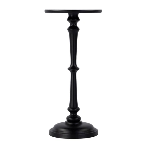 Butler Specialty Company Alisa 10 in. W Round Metal Pedestal End Table-Bronze - Picture 2 of 4