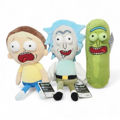 Rick and Morty Pickle Rick 30 cm Gurke Zeitreisen Weltraum Stofftier Plüschtier 