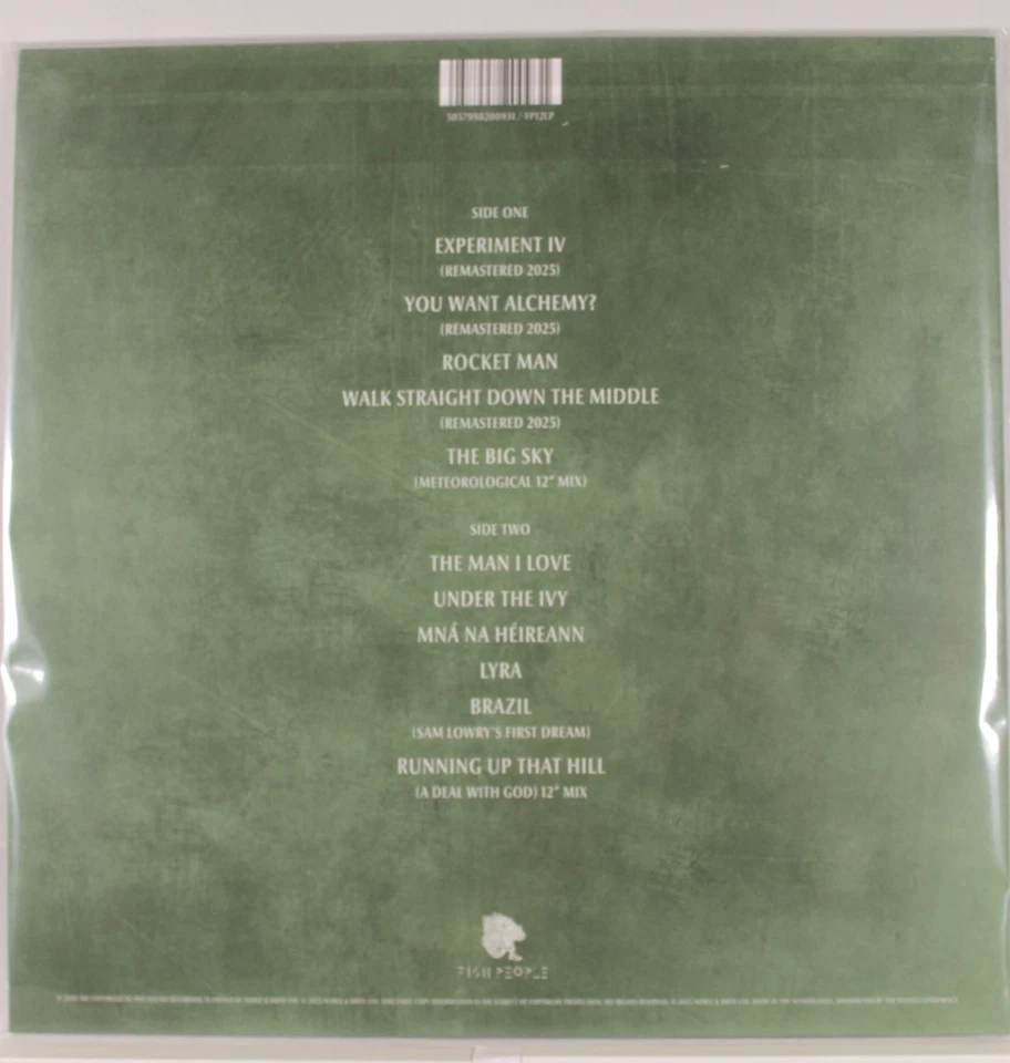 KATE BUSH Best Of The Other Sides LIMITED GREEN MARBLED VINYL 12" LP Fish People - Image 3 of 4