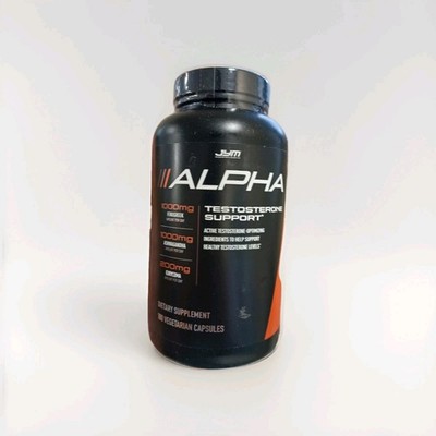 Jym Supplement Alpha  180 Capsules  Testo Support Exp 2027