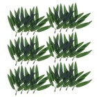  7 PCS Artificial Bamboo Plants Indoor Simulated Leaves Simulation Fake Bamboos