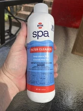 HTH Spa Filter Cleaner Deep Cleans Extends Filter Life Compatible with All Spas