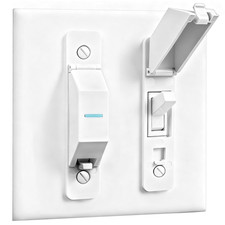 2 Pack Light Switch Cover Guard,Wall Light Switch Lock With Glow In The Dark Eff