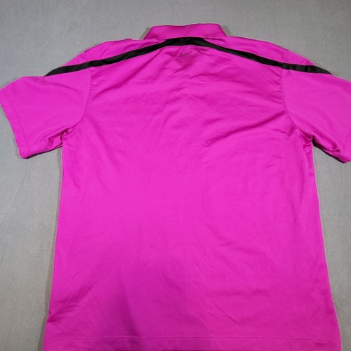 Nike Golf Dri-Fit Polo Mens Size XL Purple w Black Trim - Picture 14 of 17