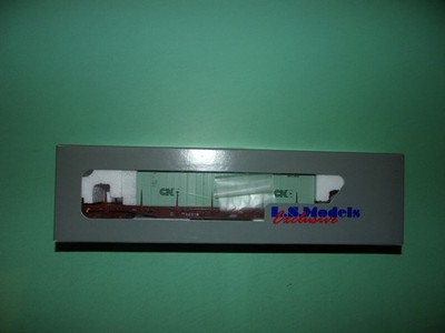 LS MODELS Long Rancher Flat Car + Green CNC Container 30101 NEW and RARE