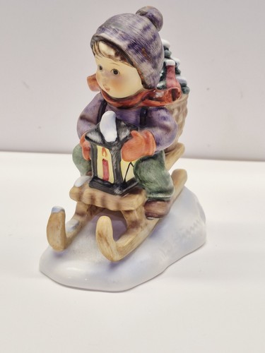 Vintage Goebel Hummel Figurine Ride Into Christmas 396 2/0 TMK 7 Mint!!! - Picture 6 of 9
