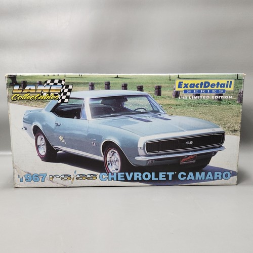 Lane Collectibles Exact Detail 1967 RS/SS Chevy Camaro Blue 1:18 Diecast
