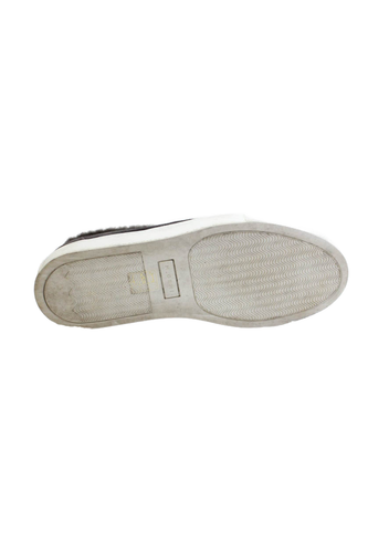 M Gemi Women's Suede Round Toe Faux Fur Slip-On Shoes Gray Size 39 - Picture 4 of 6