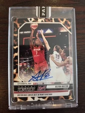 Aliyah Boston 2024-25 Panini Instant WNBA #203 Jaguar Parallel Auto /10 Fever
