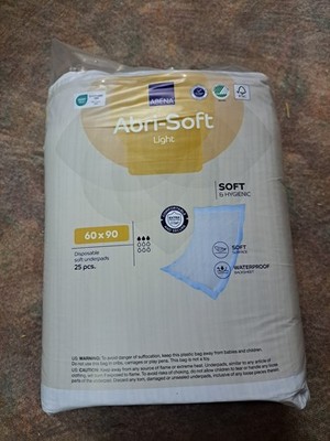 3 x a 25 St. ABRI SOFT light Einwegunterlage 60x90cm  PZN 17908287 REF 199990951
