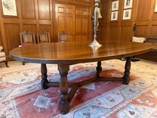 Hand Made Solid Oak Dining Room Table