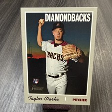 Taylor Clarke 2019 Topps Heritage Rookie Card #531 Arizona Diamondbacks RC