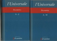 LE GARZANTINE. FILOSOFIA. Voll. 1 e 2