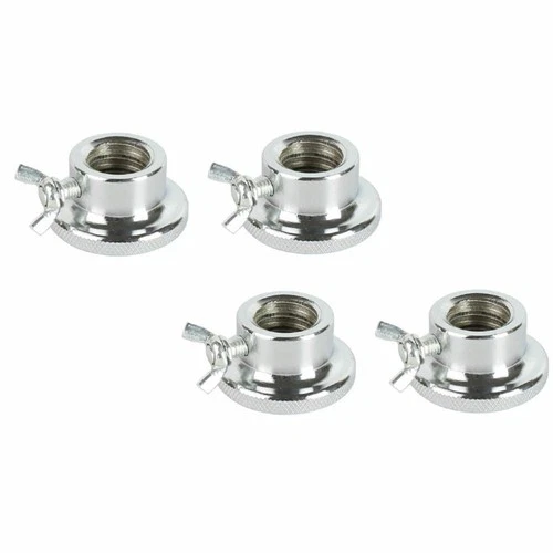 4 PCS Barbell Lock Collars Dumbbell Clips Iron 2.5x2.5x3cm Standard Size