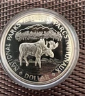 1985 Royal Canadian Mint 100th Anniversary National Parks Proof Silver Dollar