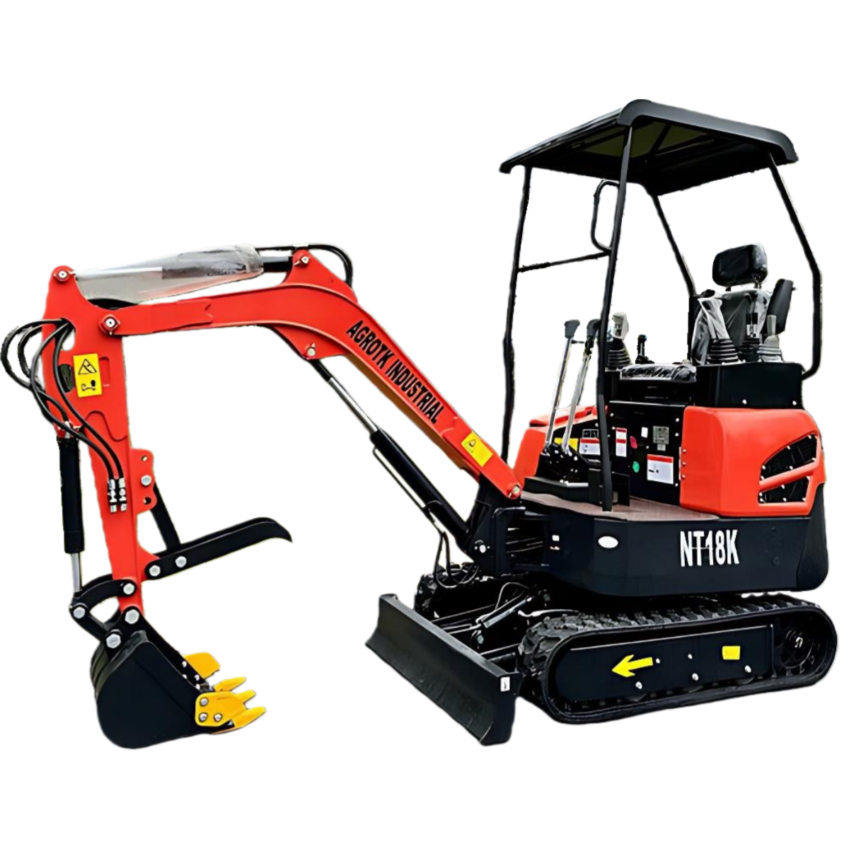 1.4Ton Kubota Diesel Engine Mini Excavator w/Pilot Control Side 