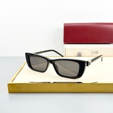 Gucci GG1681S 001 Black Frame Black Lens Rectangle Sunglasses New w/ Box