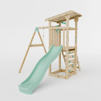 Climbing Frame With Single Swing - Willow Way I Waltons