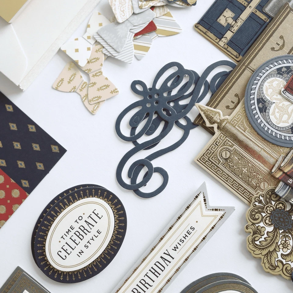 Anna Griffin Carte Homme Card Making Kit    See Description Below - Image 3 of 4