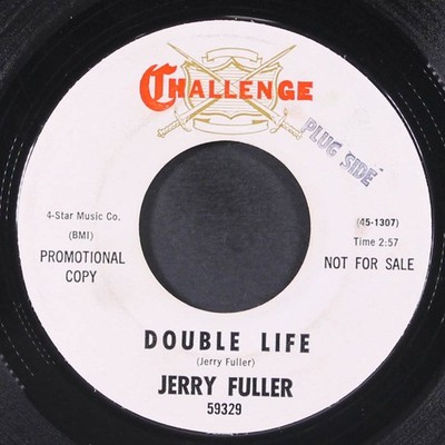 JERRY FULLER double life / turn to me Single 7'' 45 RPM Soul VG
