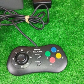 NEO-GEO CDZ Console, Stick, Controller, and Cable Set tested s1631M