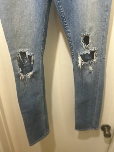 Ksubi Chitch Jeans Herren 30x32 Slim Tapered Denim Philly Blau Distressed Trashed - Bild 3 von 11