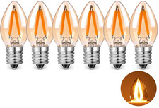 C7 Low Wattage LED Light Bulbs 15Watt,E12 Screw Base Candelabra Night Light Bulb