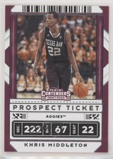 2020 Panini Contenders Draft Picks Variation Prospect Ticket Khris Middleton 2l4