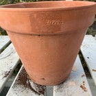 Antique / Vintage Weathered Large Garden Terracotta Plant Pot 8’’ x 9’’ Italy #2