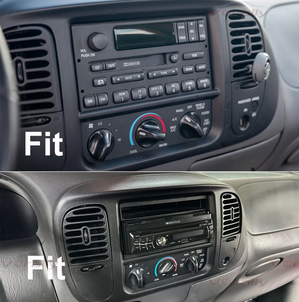 For 1998–2003 Ford F-150 F150 Radio With Apple CarPlay Android Auto GPS WIFI BT - Image 2 of 4