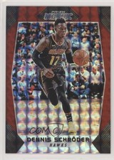 2017-18 Panini Prizm Mosaic Red Dennis Schroder #13 5tr