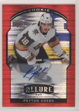 2020-21 Upper Deck Allure Rookie Red Rainbow 108/299 Peyton Krebs #96 Auto 0t94