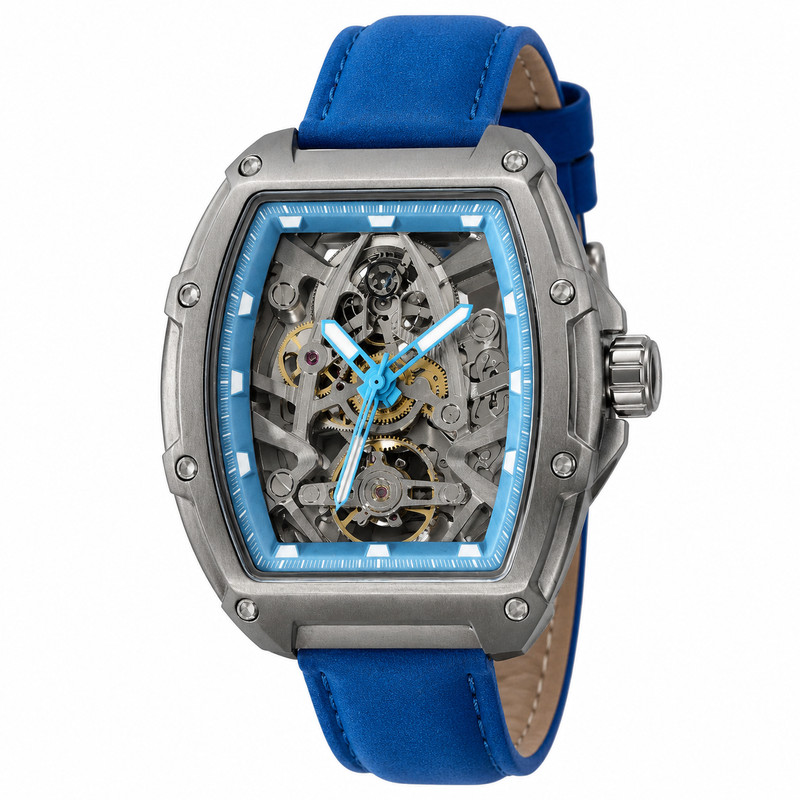 NEW Constantin Weisz See Through Watch LIMITED Ed 6 OF 49 24S014CW BLUE BAND
