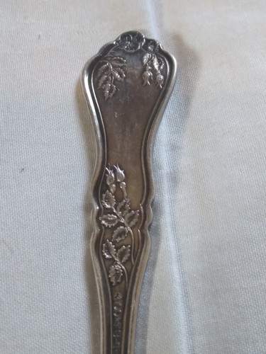 Antique Rockford Silverplate Olive Spoon Rosemary Pattern. - Picture 11 of 13