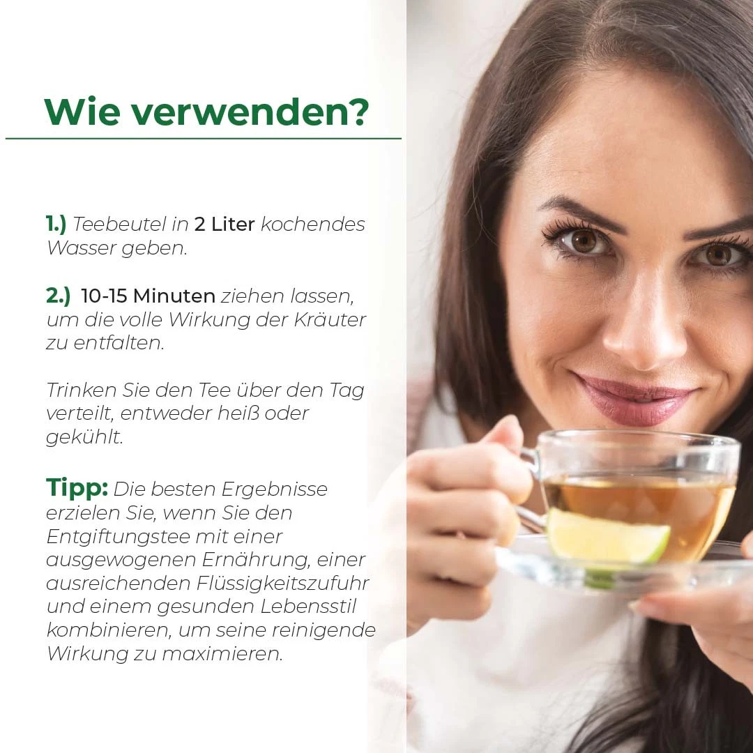 Biostile Detox Tee Anwendung