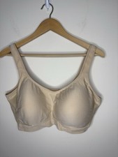 Truekind Daily Comfort Wirefree Shaper Bra Womens 3XL Chai Beige Comfort Support