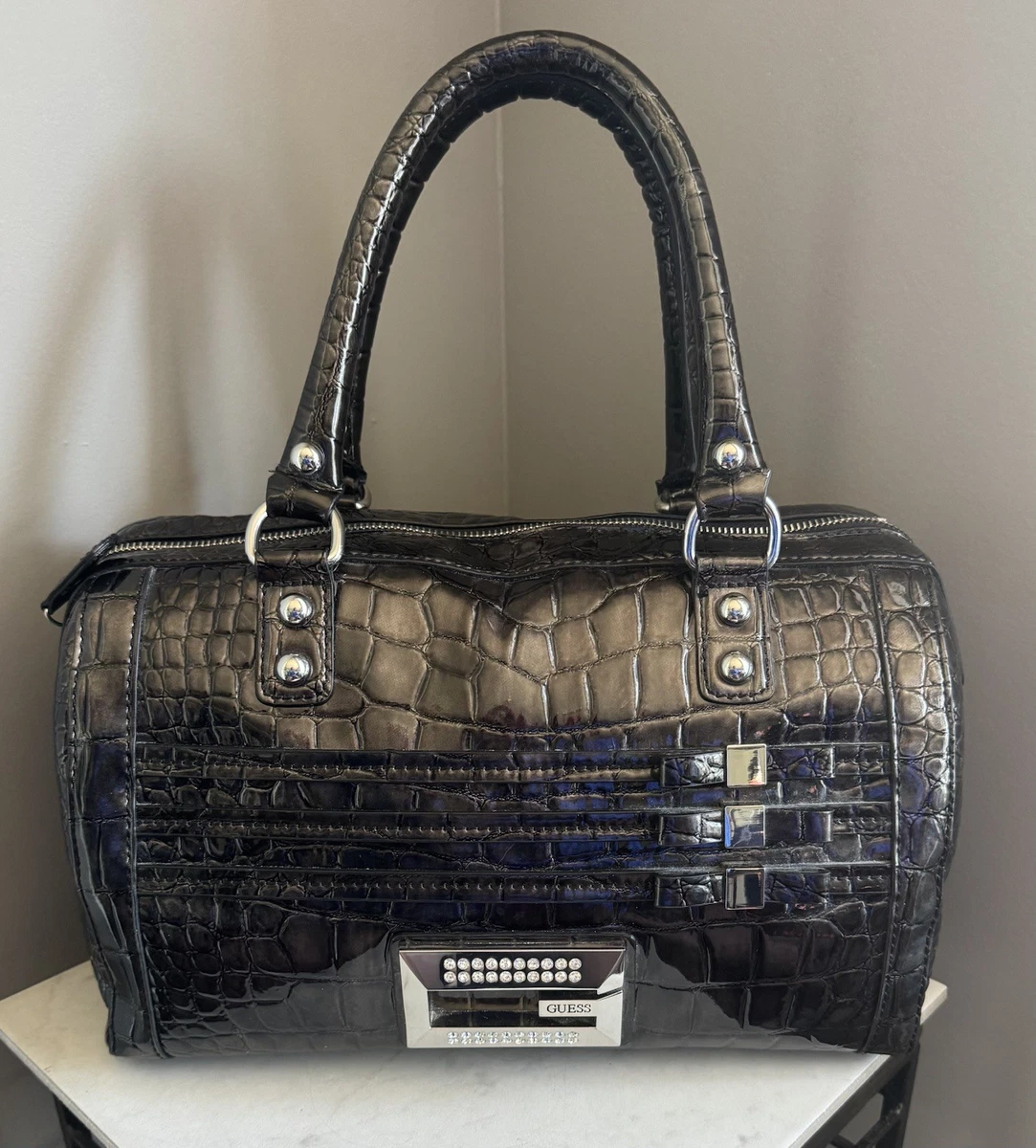 GUESS Black Patent Bags & Handbags for Women for sale | eBay