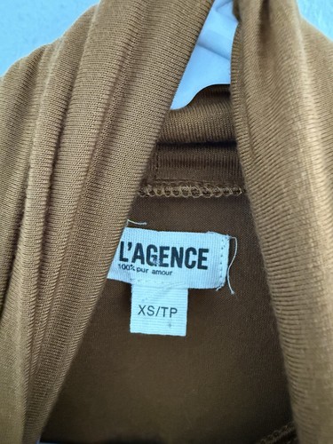 L’Agence Aja Birch Long Sleeve Turtleneck XS - Picture 3 of 5