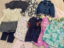 Large Mixed Lot 12- pieces Toddler Girls Size 18-24 M Carters, Old Navy, more